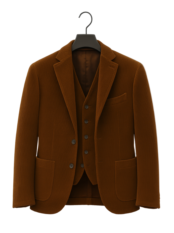 Gabriel | Ensemble 2 pièces : blazer et gilet en velours