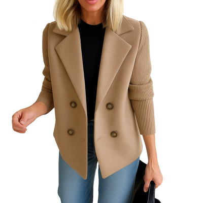 Martine | Blazer élégant avec manches en maille