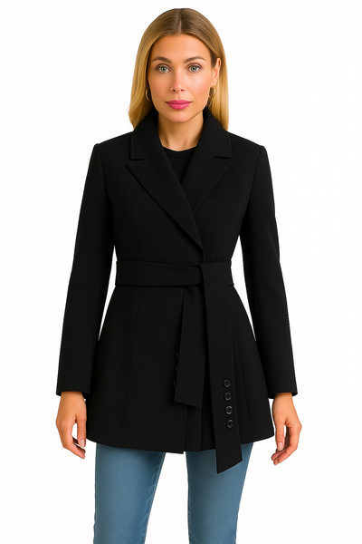Natalia | Manteau Élégant avec Ceinture