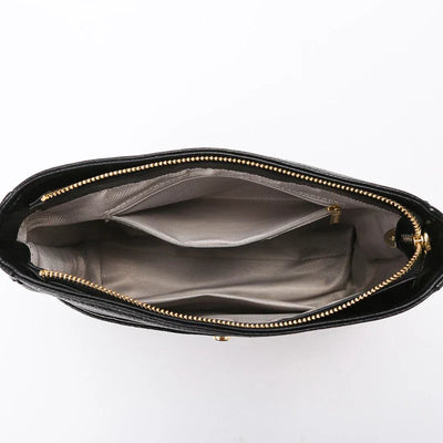 Julieta | Sac d’épaule en cuir finement cousu