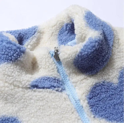 Jessy | Veste réversible avec cœurs