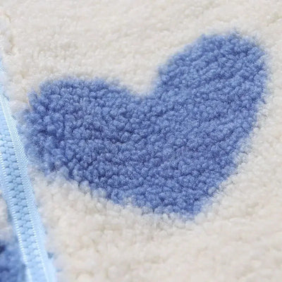 Jessy | Veste réversible avec cœurs