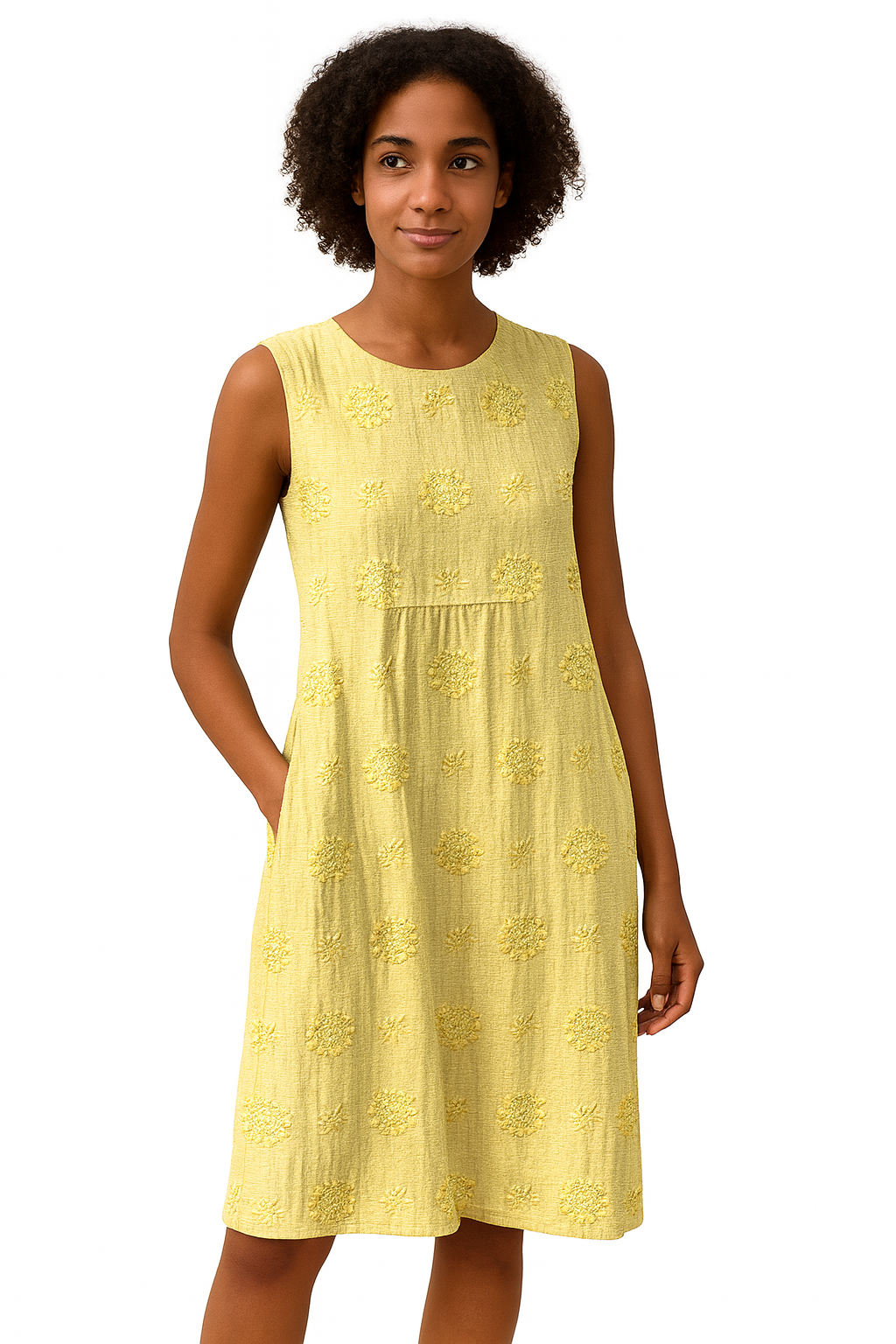 Franca | Robe élégante en coton avec poches