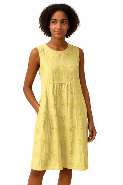 Franca | Robe élégante en coton avec poches