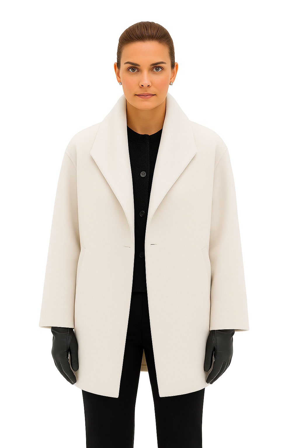 Ambre | Manteau Laine Élégance