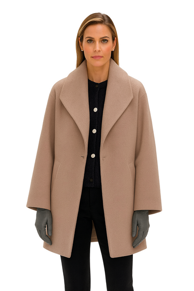 Ambre | Manteau Laine Élégance