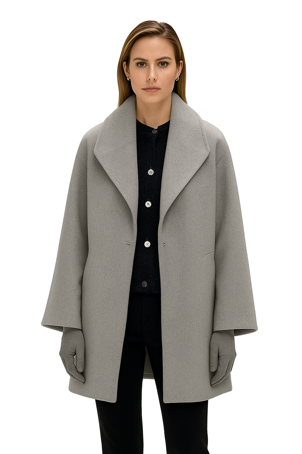 Ambre | Manteau Laine Élégance