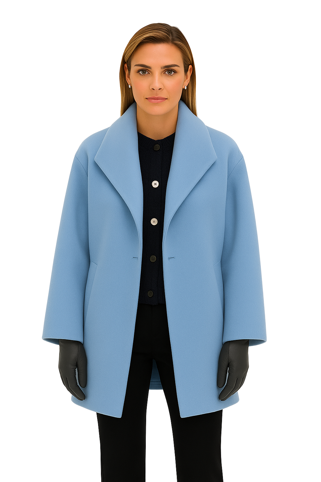 Ambre | Manteau Laine Élégance