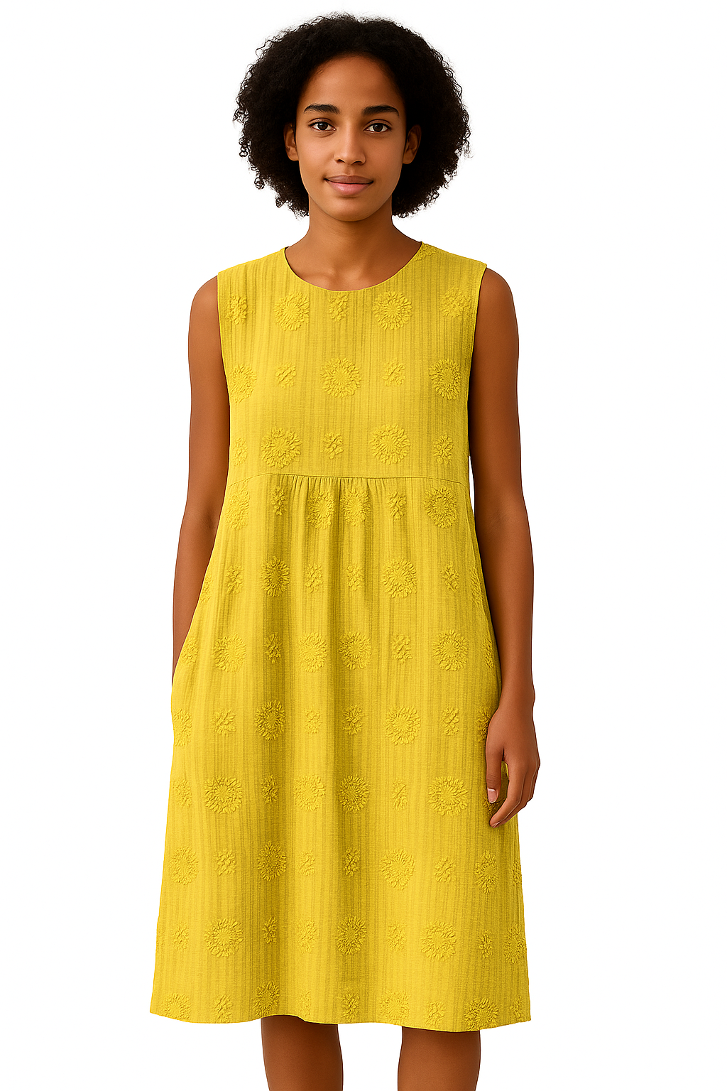 Franca | Robe élégante en coton avec poches