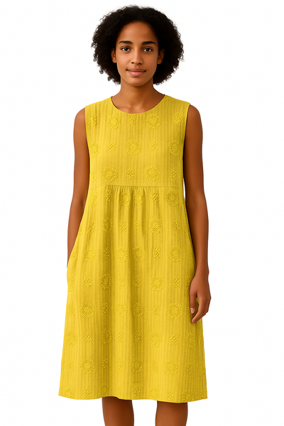 Franca | Robe élégante en coton avec poches