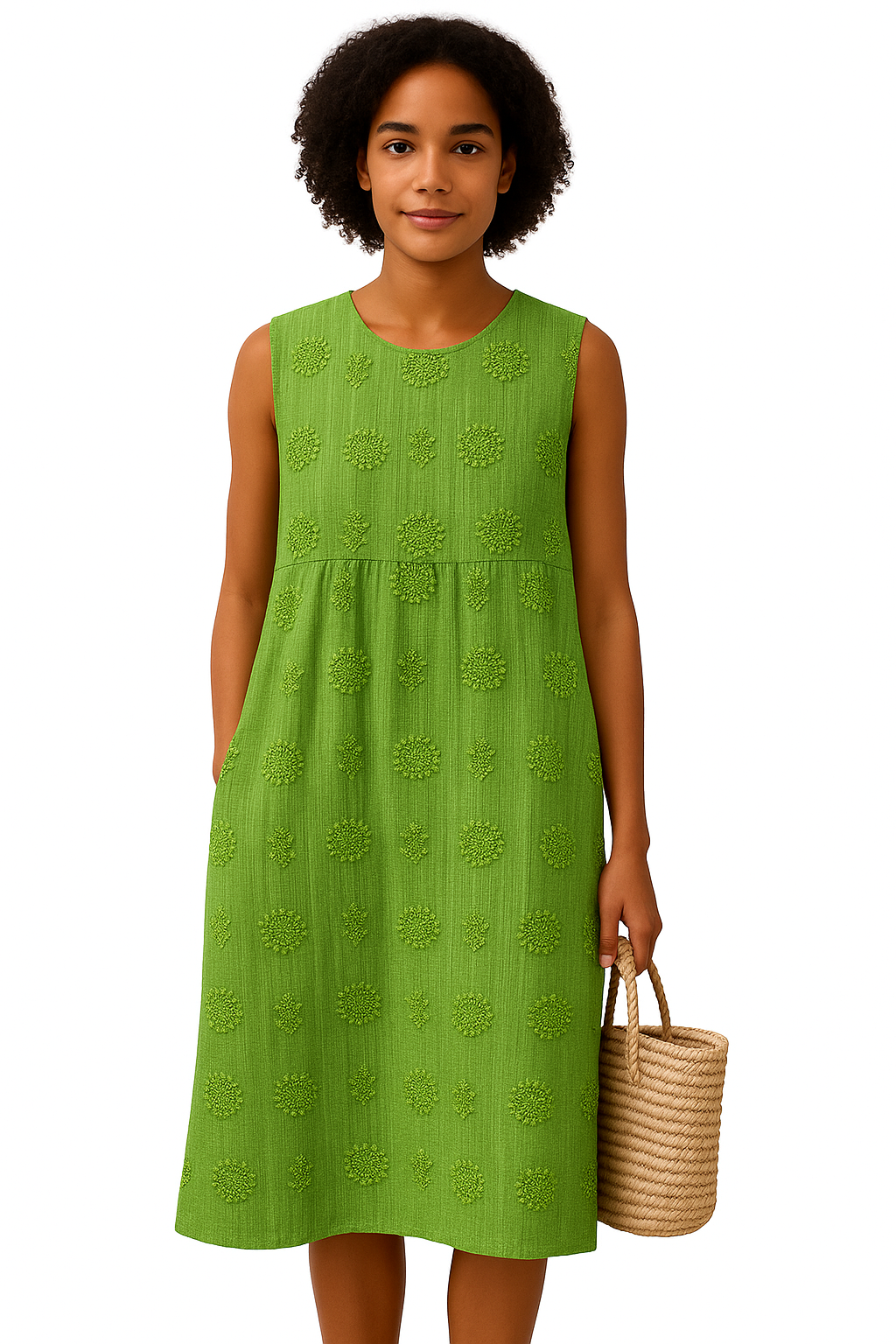 Franca | Robe élégante en coton avec poches