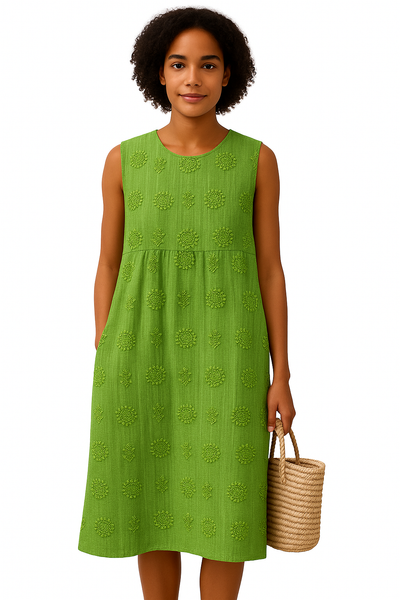 Franca | Robe élégante en coton avec poches