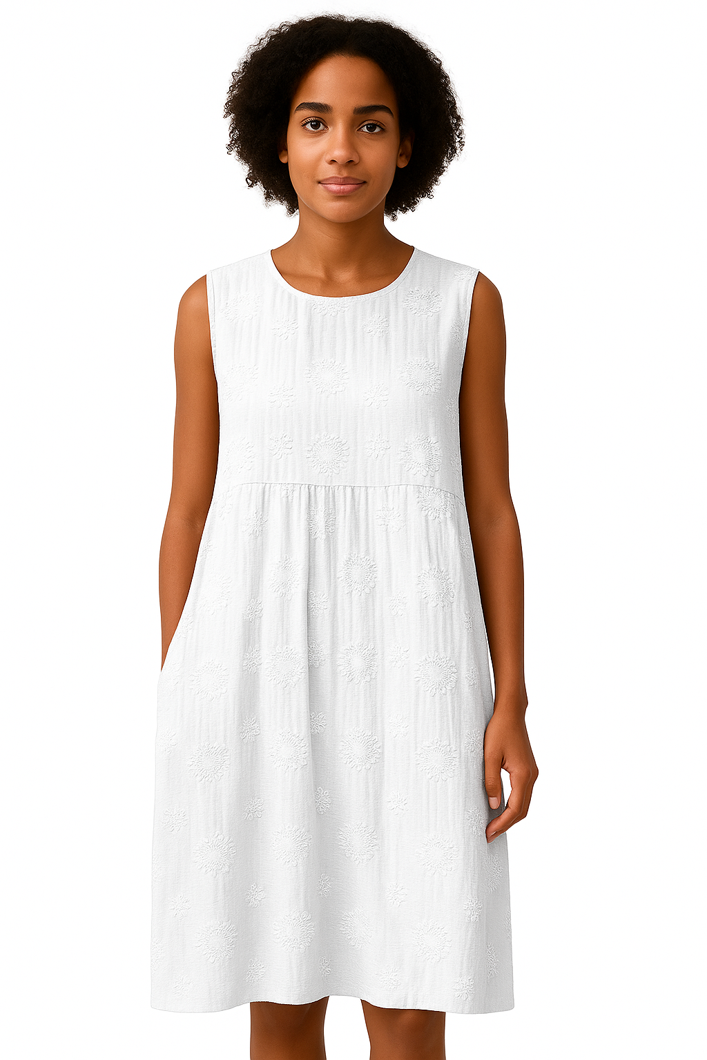 Franca | Robe élégante en coton avec poches