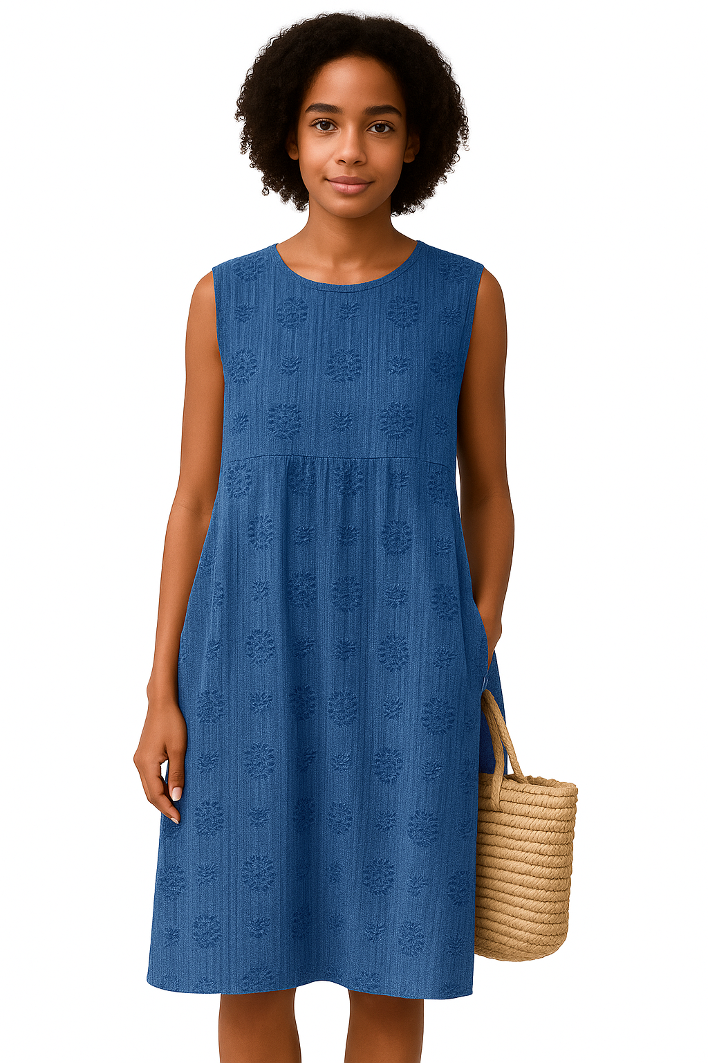 Franca | Robe élégante en coton avec poches