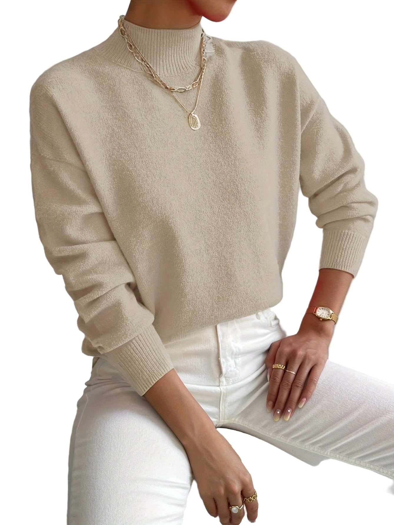 Mia | Pull à col roulé élégant et confortable