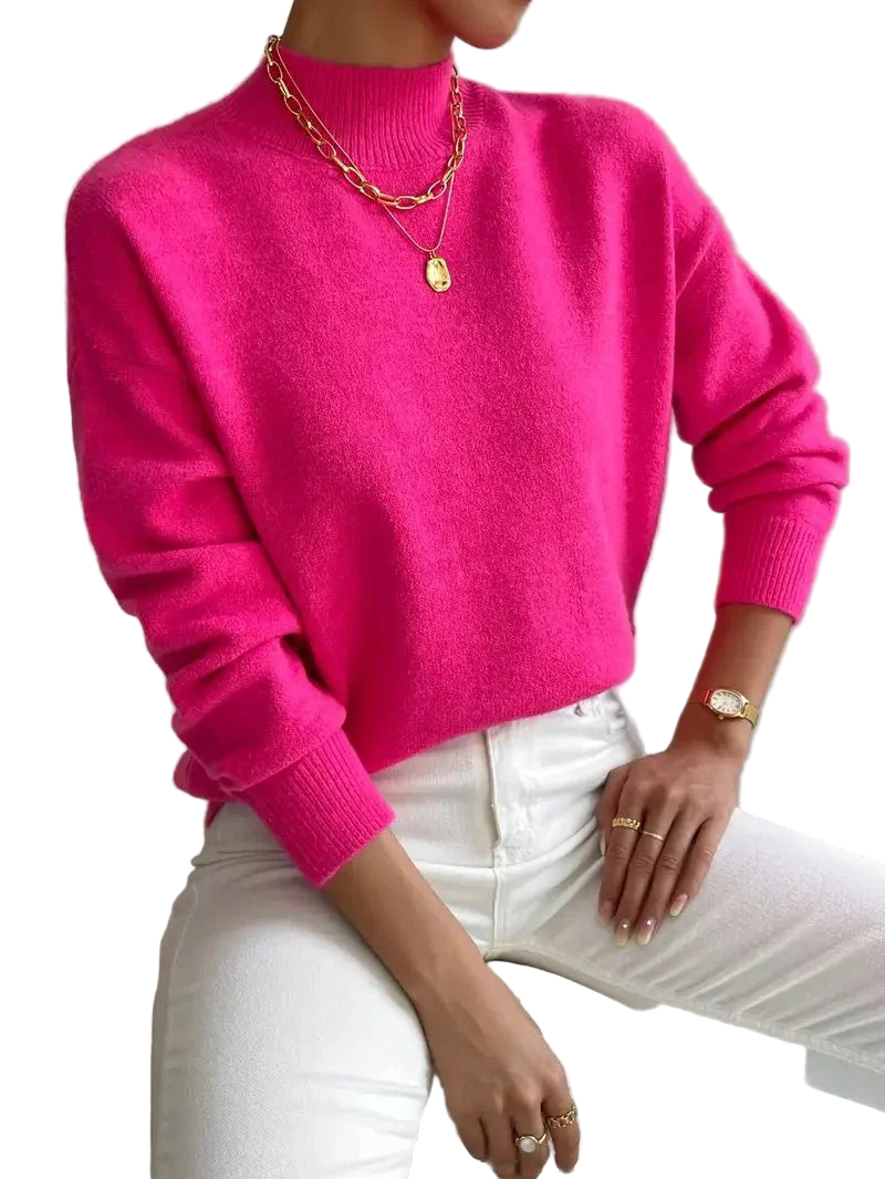 Mia | Pull à col roulé élégant et confortable
