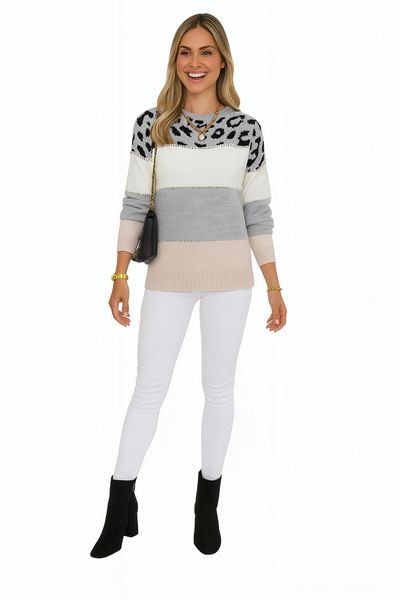 Margot | Pull Léopard Élégance