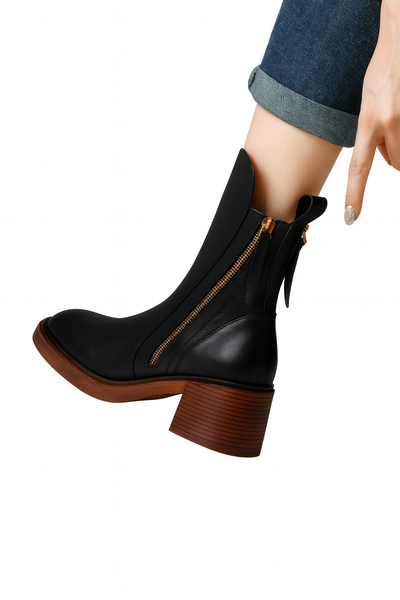 Leya | Bottines en cuir