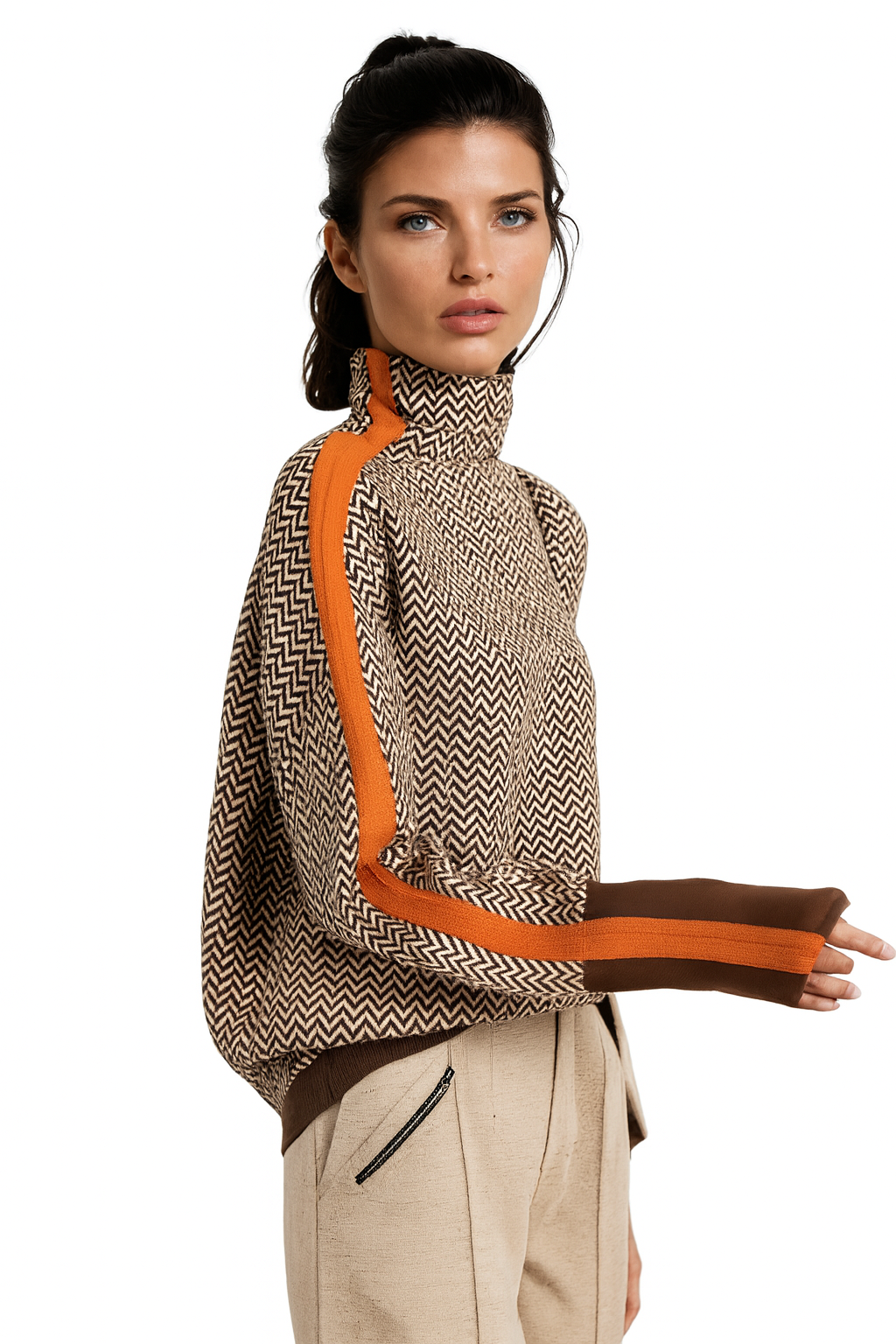 Ariela | Pull à Rayures Contrastées