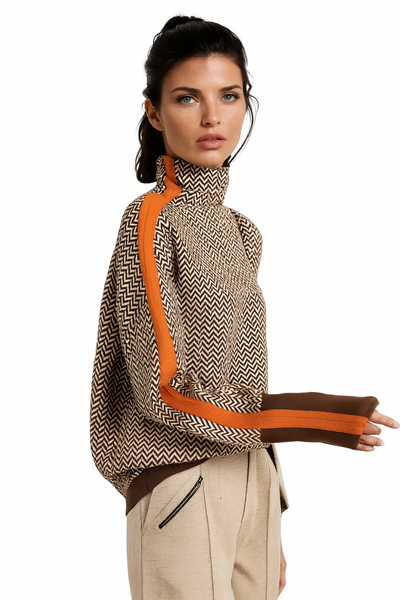 Ariela | Pull à Rayures Contrastées