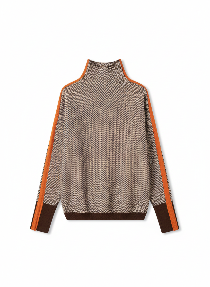 Ariela | Pull à Rayures Contrastées