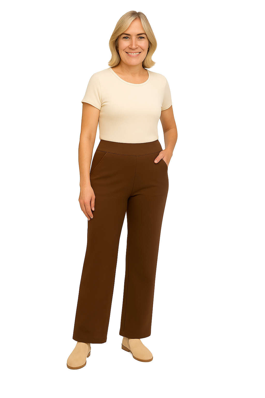 Elina | Pantalon extensible et confortable