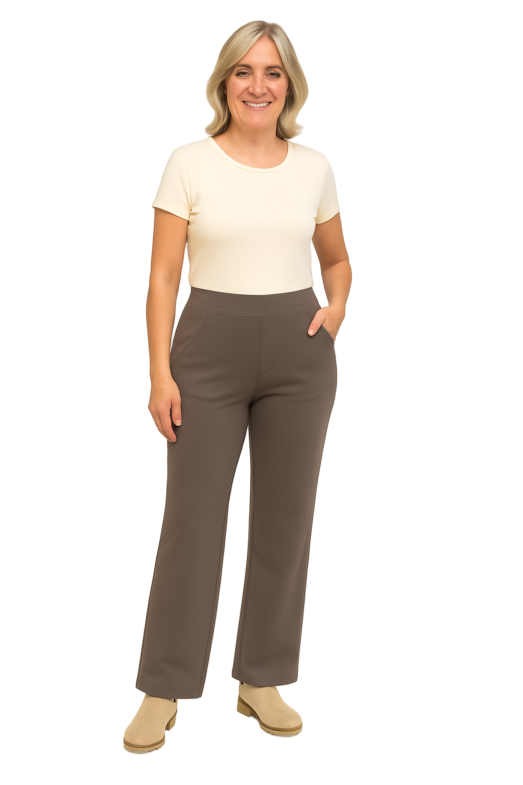Elina | Pantalon extensible et confortable